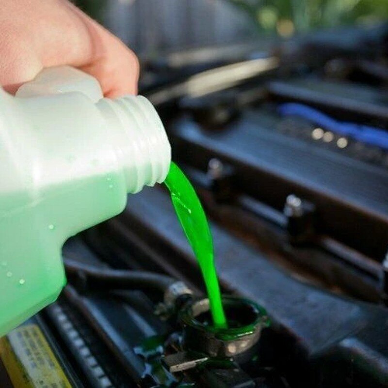 Anticongelante refrigerante coche protección práctica hasta -4 * C, verde, 5 L