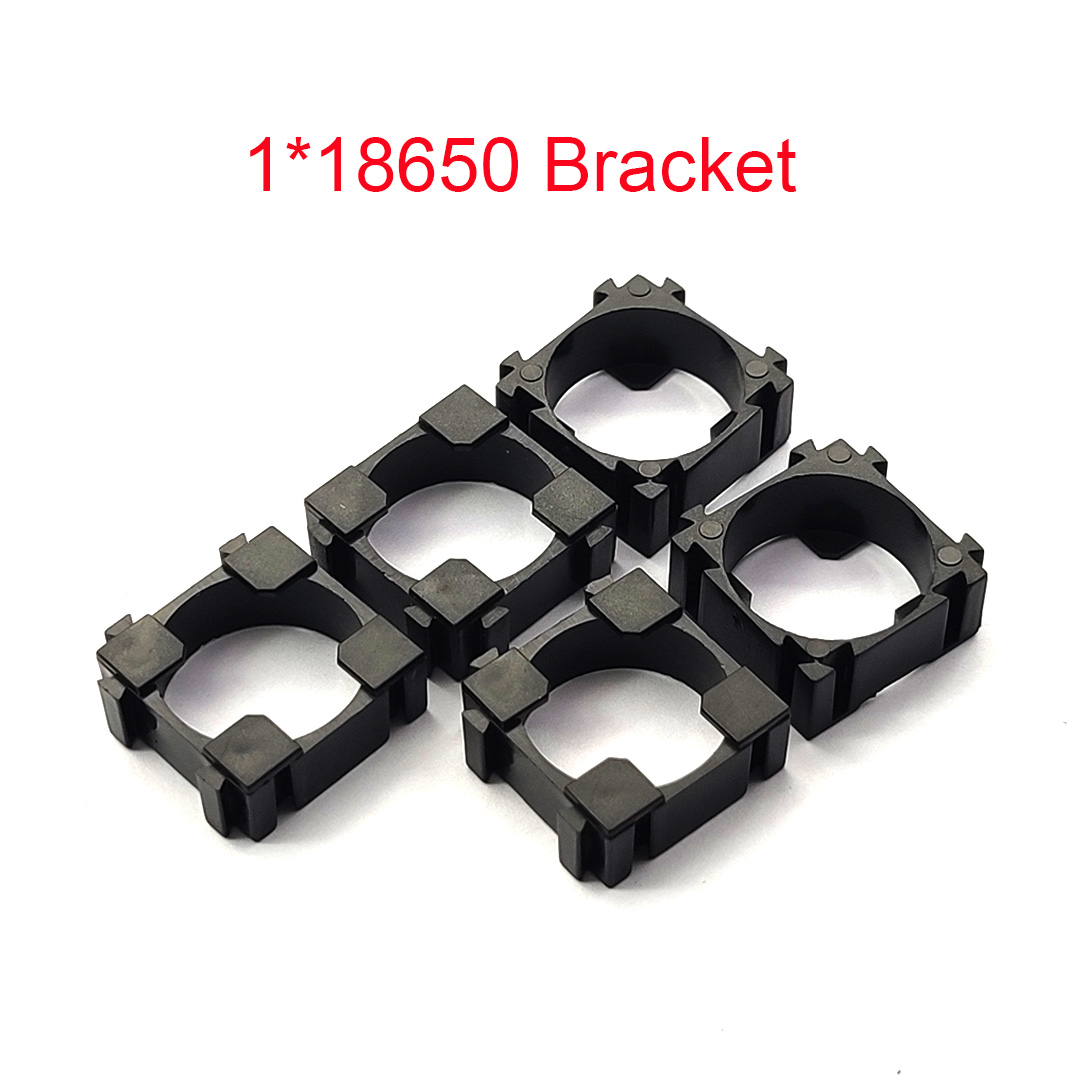 18650 Lithium Cell Cylindrical Battery Case Holder Batteries Pack Plastic Holder Bracket for Diy Battery Pack: WHITE