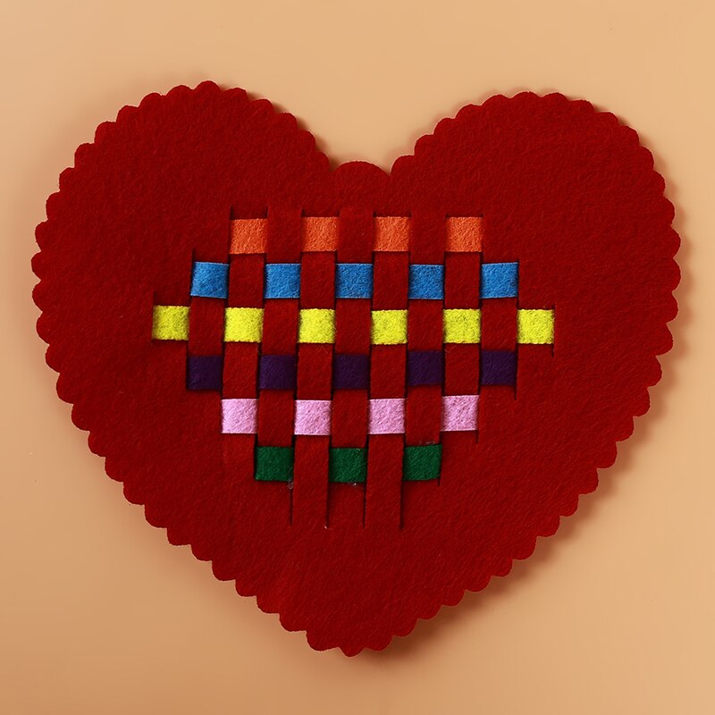 À la main enfants Non tissé pince enfants étude jouets bricolage feutre tissu artisanat maternelle enseignement précoce