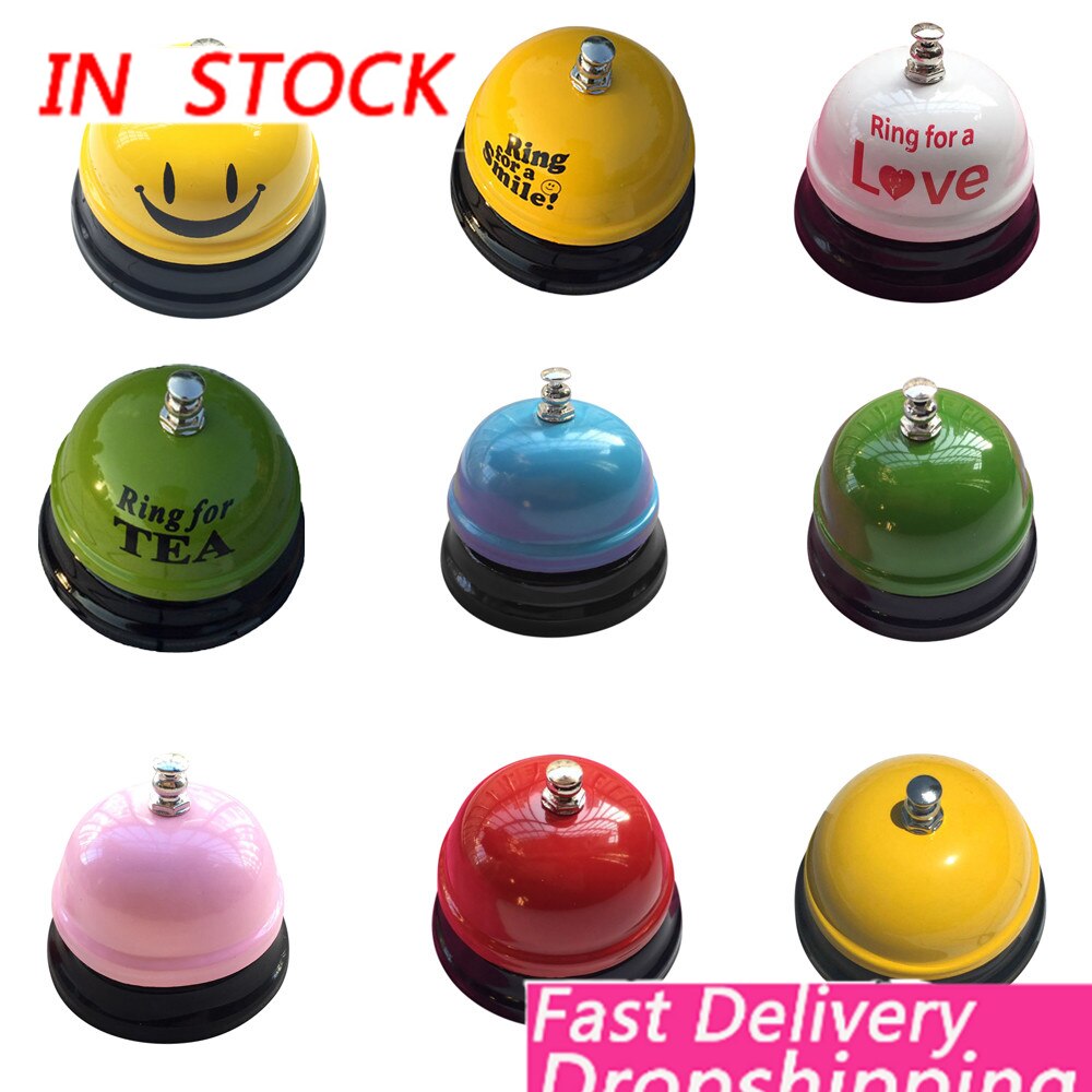 Hotel Counter Desk Bell Ring Metal Reception Resta... – Vicedeal