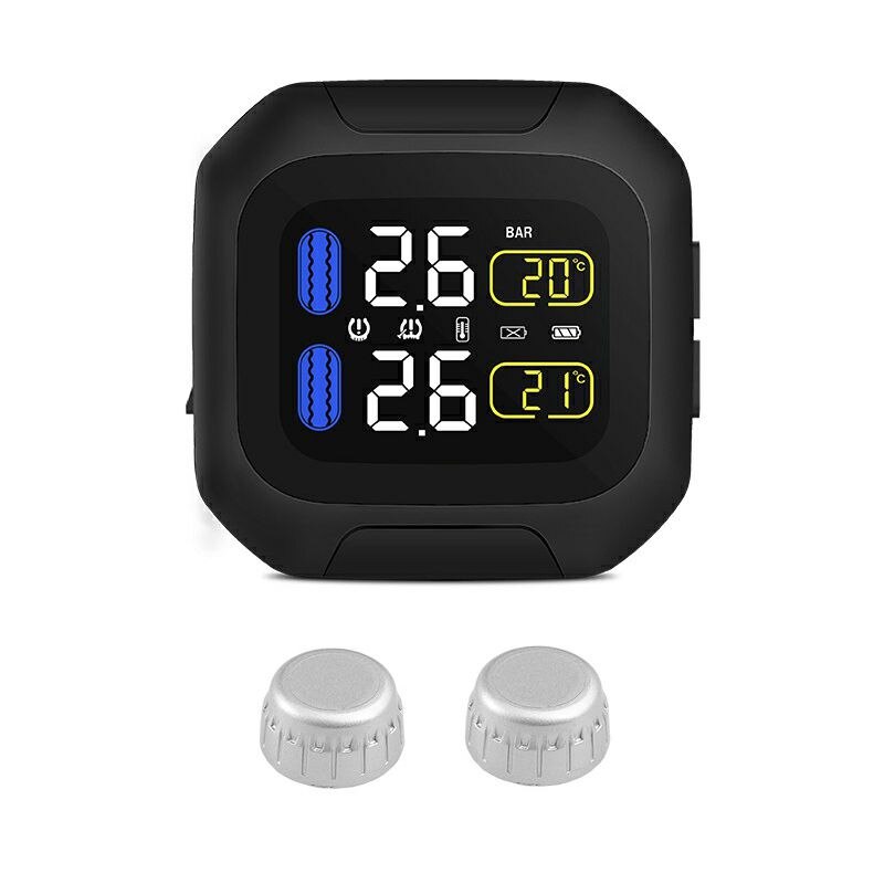 Waterproof Motorcycle tpms tire pressure sensor Real Time Wireless Mini external/internal sensor tire pressure Monitoring System