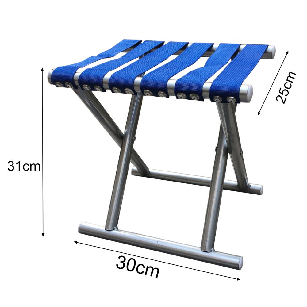 Chaise ronde pliante Portable, tabouret de repos de pêche en plein air pour Camping