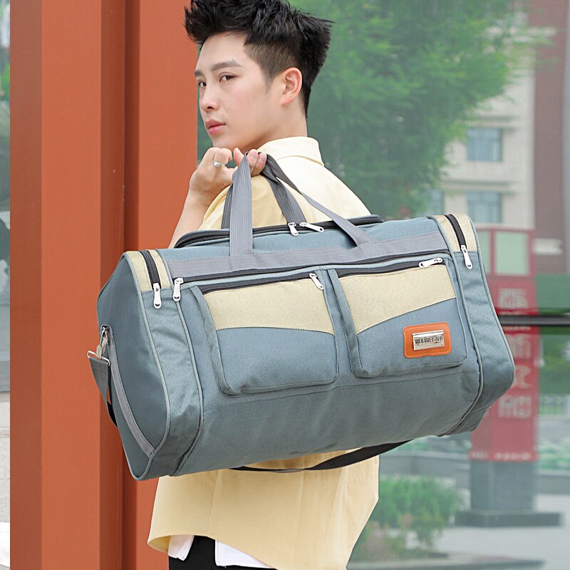 Large Capacity Travel Bag For Man Women Weekend Bag Big Capacity Bag Nylon Portable Travel Carry Luggage Bags XA159K