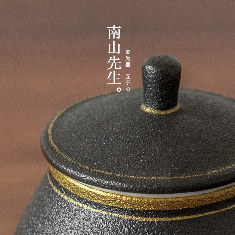 Container Thee Kan Doos Pot Voor Koffie Bus Set Thee Opslag Tin Theezakje Opbergdoos Voorraadbussen Keuken Groene Thee BA6