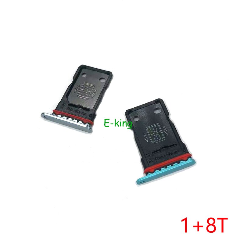 Dual Sim Tray Holder For Oneplus 8 8T 1+8 1+8T SIM Card Tray Slot Holder Adapter Socket Repair Parts