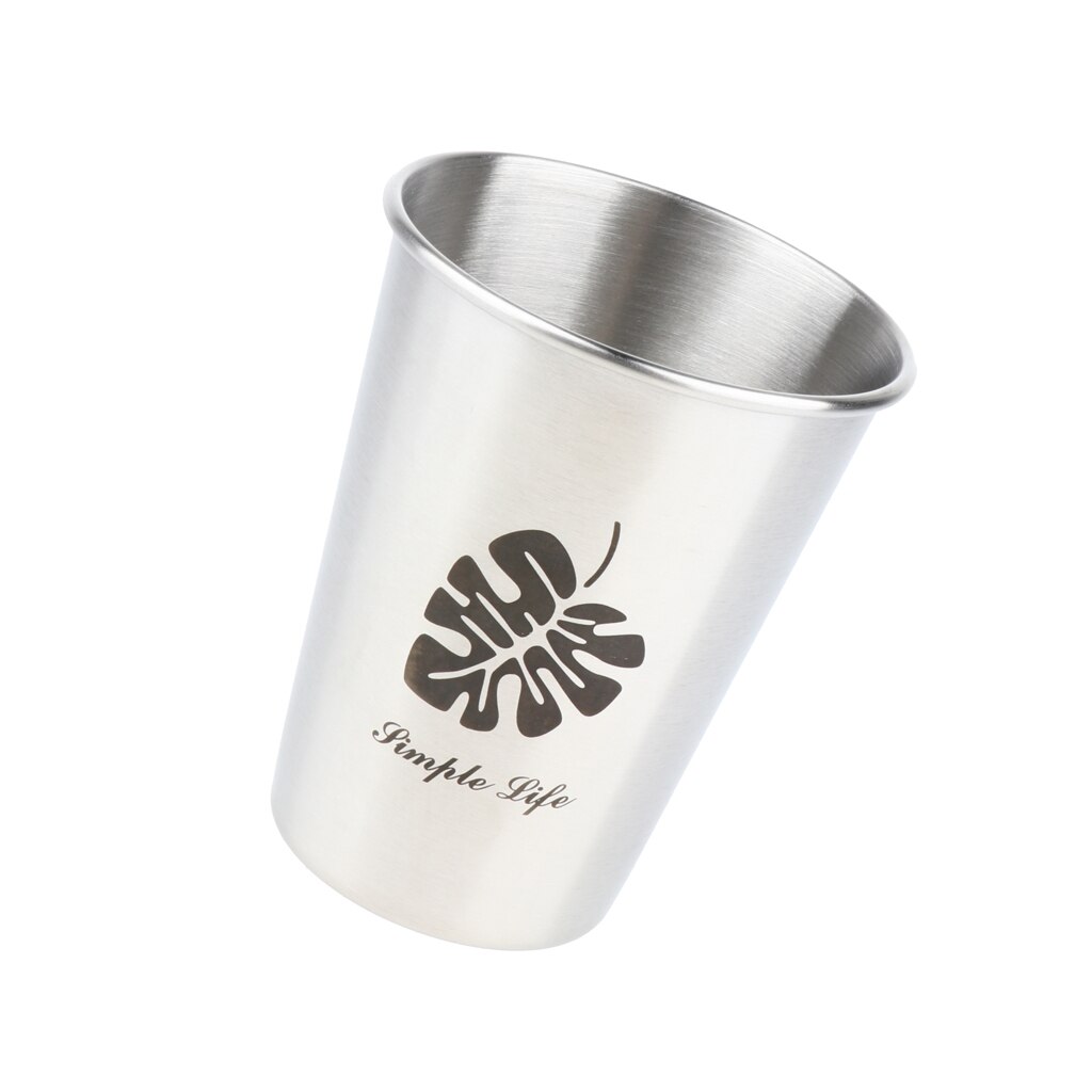 BEER MUG Coffee Milk Mug Water Cup Stainless Steel 350 / 500ml for Adult Kid