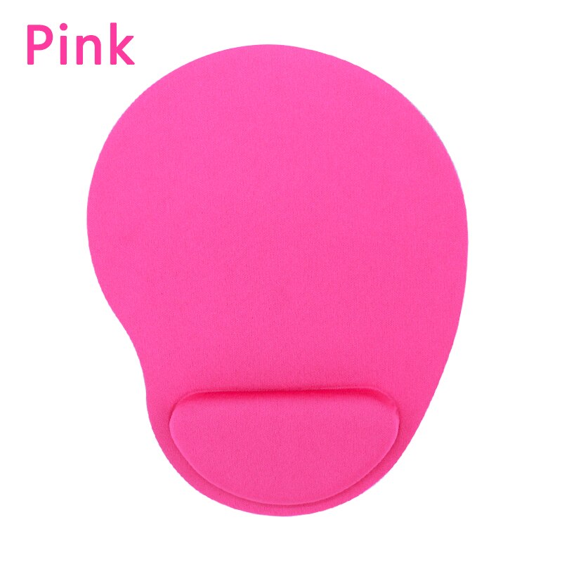 Muismat Met Polssteun Voor Computer Laptop Notebook Toetsenbord Muis Mat Met Hand Rest Muizen Pad Gaming Accessoires: Roze