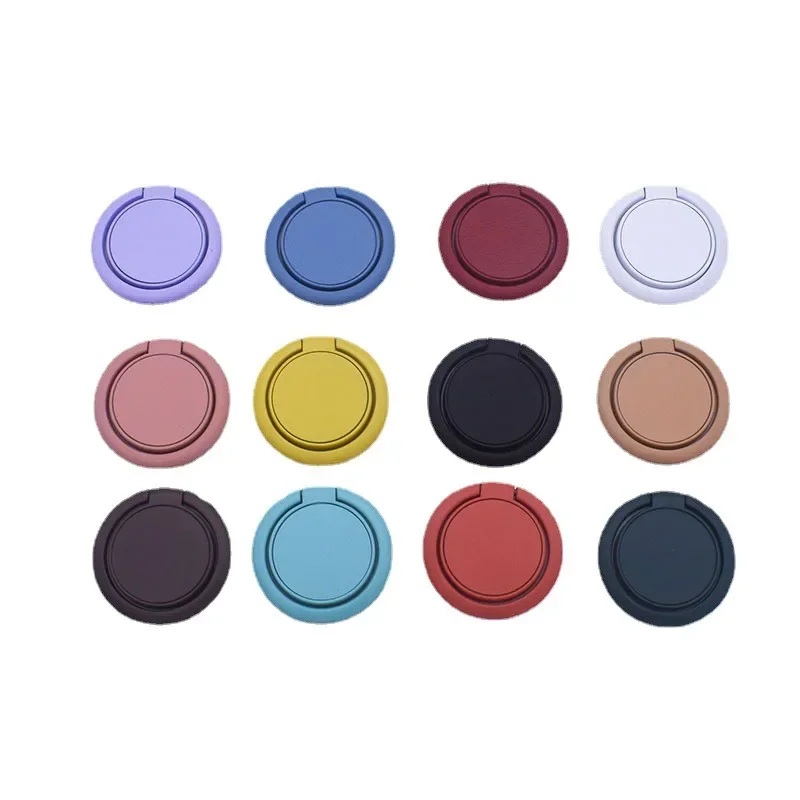 2025 Macaron Color sólido teléfono anillo hebilla soporte teléfono móvil soporte teléfono-agarre teléfono móvil accesorios teléfono-anillo