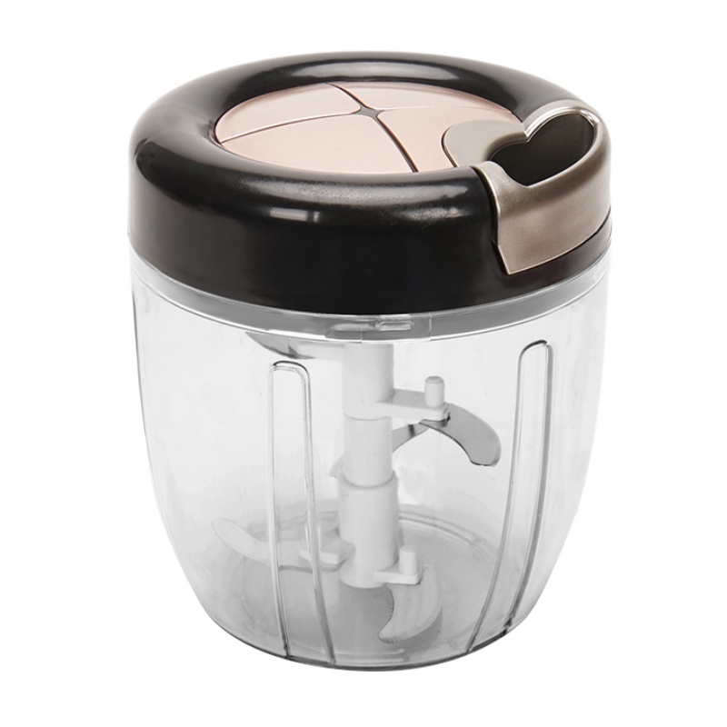 Manual Food Chopper Household Vegetable Choppers Shredder Multi-function Food Processor Meat Machine Crusher: B