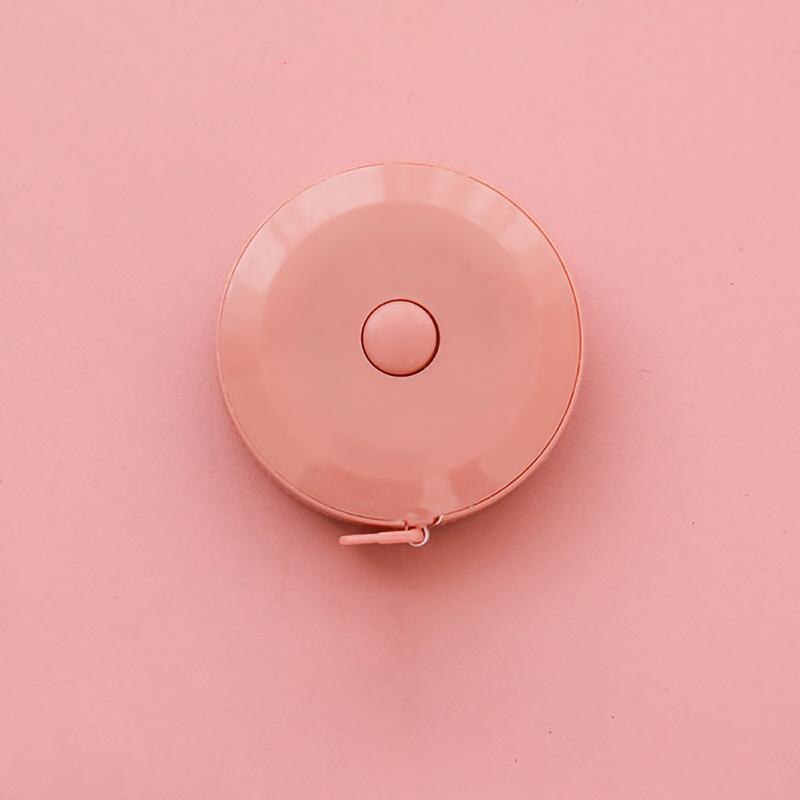 Règle de tailleur à ruban, Mini mètre, porte-clés, ruban à mesurer, taille des vêtements, outils de couture, accessoire 150cm/60&quot;: Pink