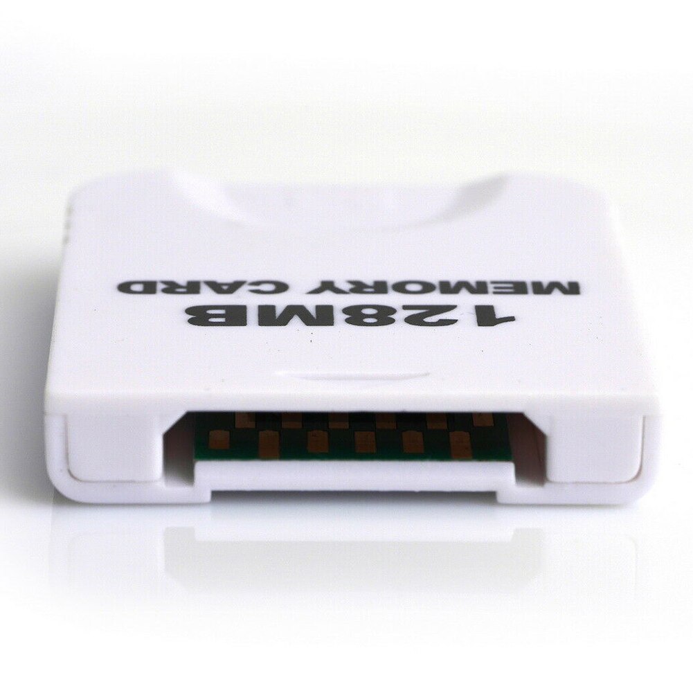 Replacement Gaming High Speed 128MB Saver Memory Card White Large Capacity Storage Practical Compact For Wii