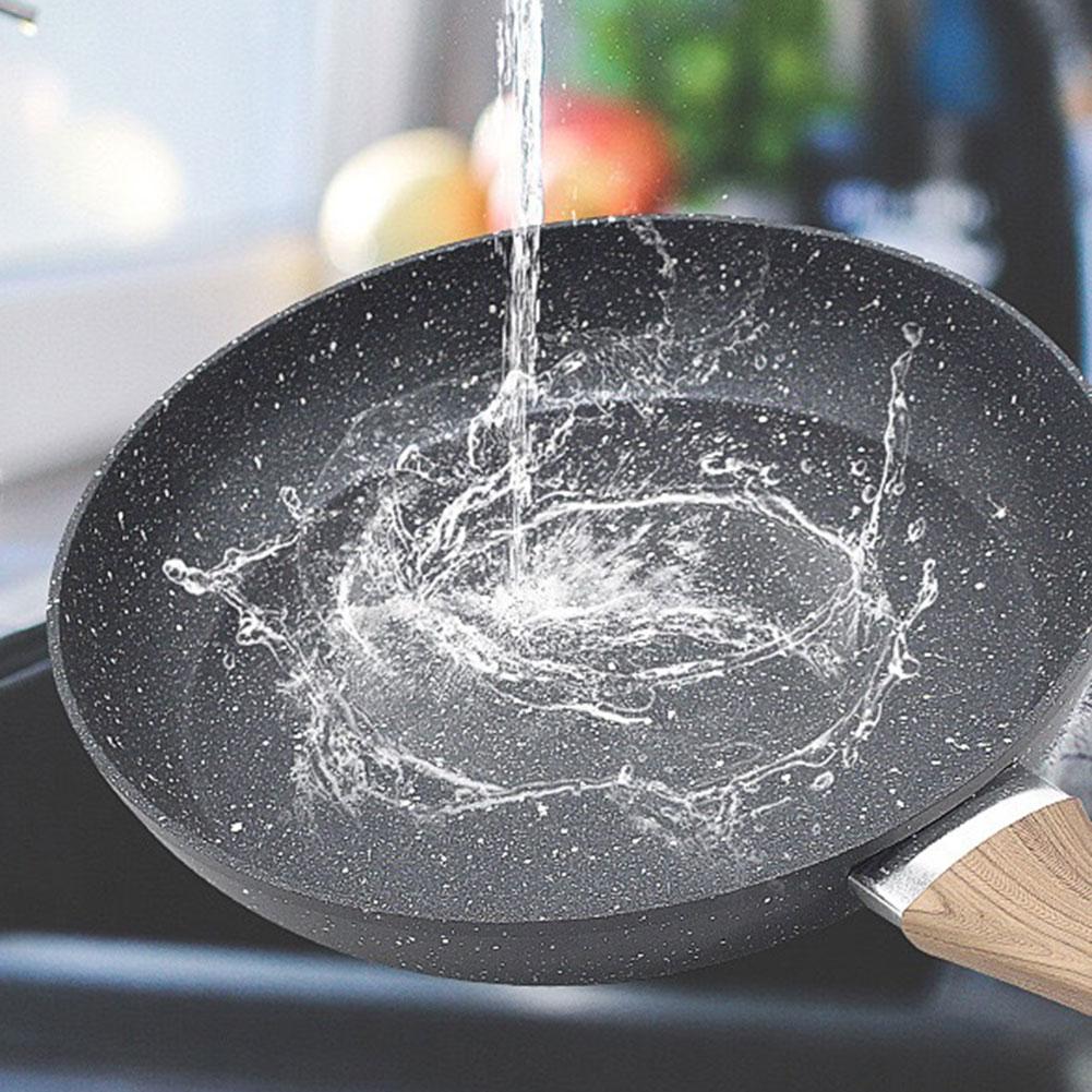 Non-stick Saucepan Frying Pan Cast Iron Pan Stone Layer Frying Pot Cooker Egg Pancake Pot Use Gas And Induction Cookware