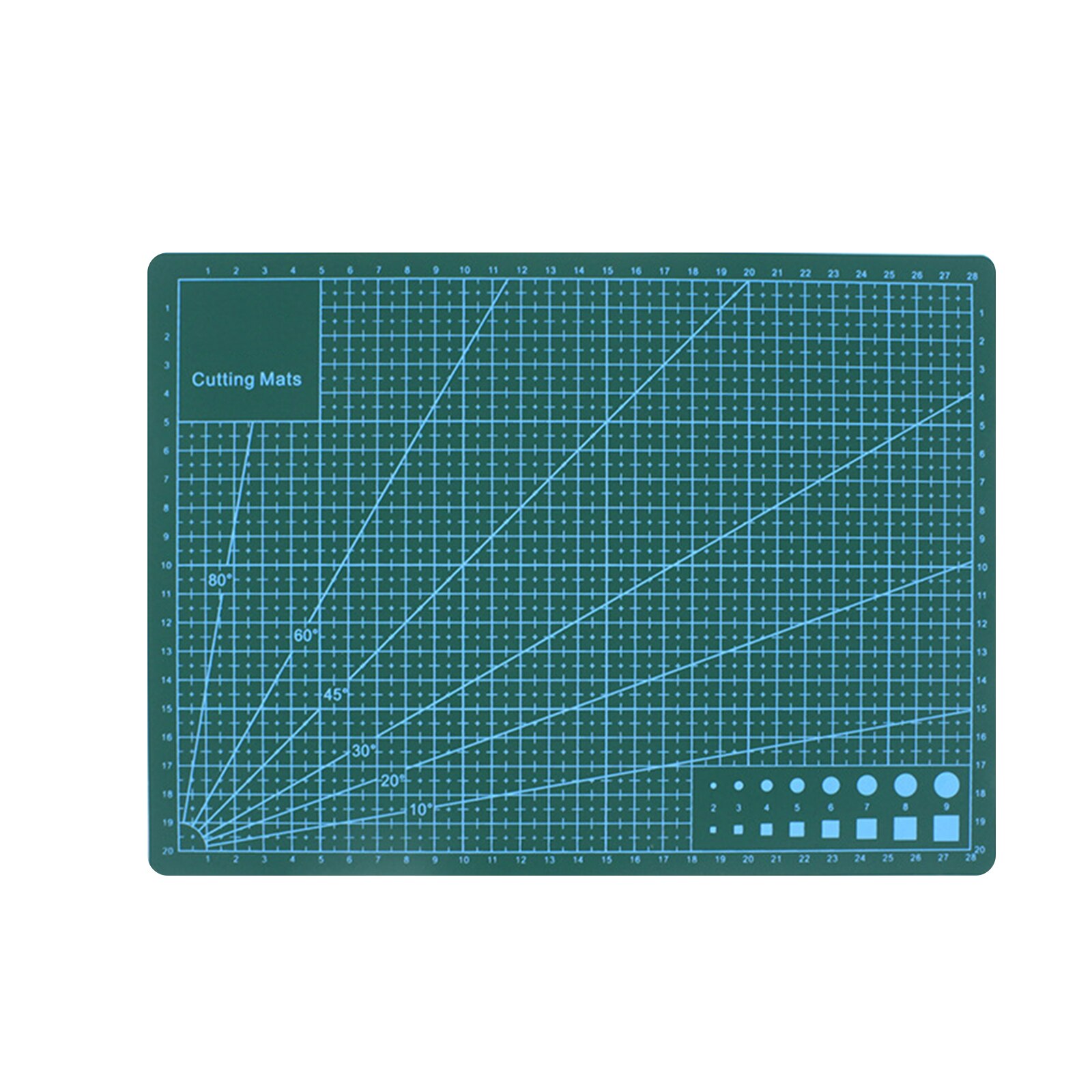 Cutting Pad Patchwork Cutting Mat Board Rotary Cutting Board PVC Material Green Color PVC A3/A4/A5 Test Paper Engraving Hard Pad: Green A4