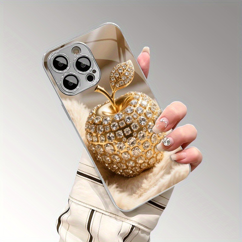 Handyhülle für iPhone 17 16e 16 15 14 13 12 Mini 11 Pro XS Max XR X 8 7 6 Air Plus Luxus-Abdeckung aus gehärtetem Glas