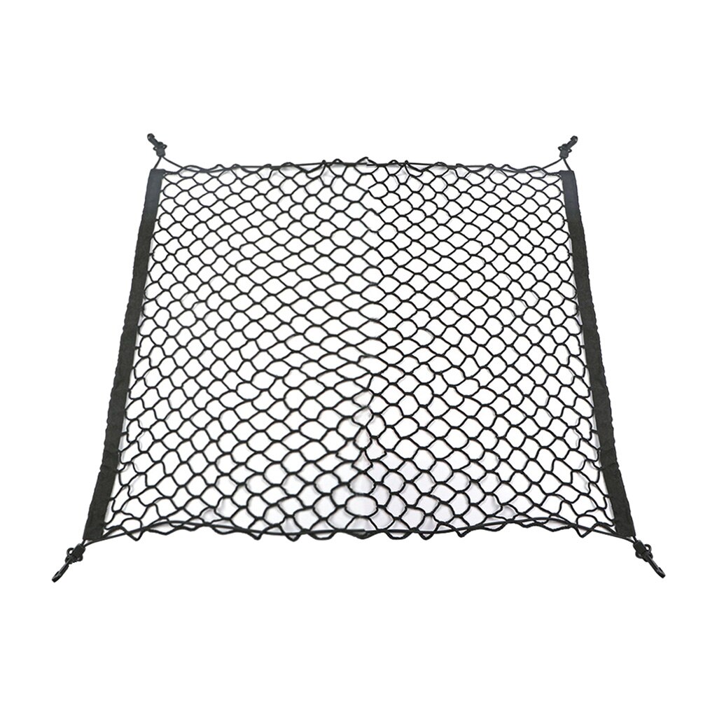 Rear Cargo Trunk Storage Organizer Net For Car Accessories Mounts