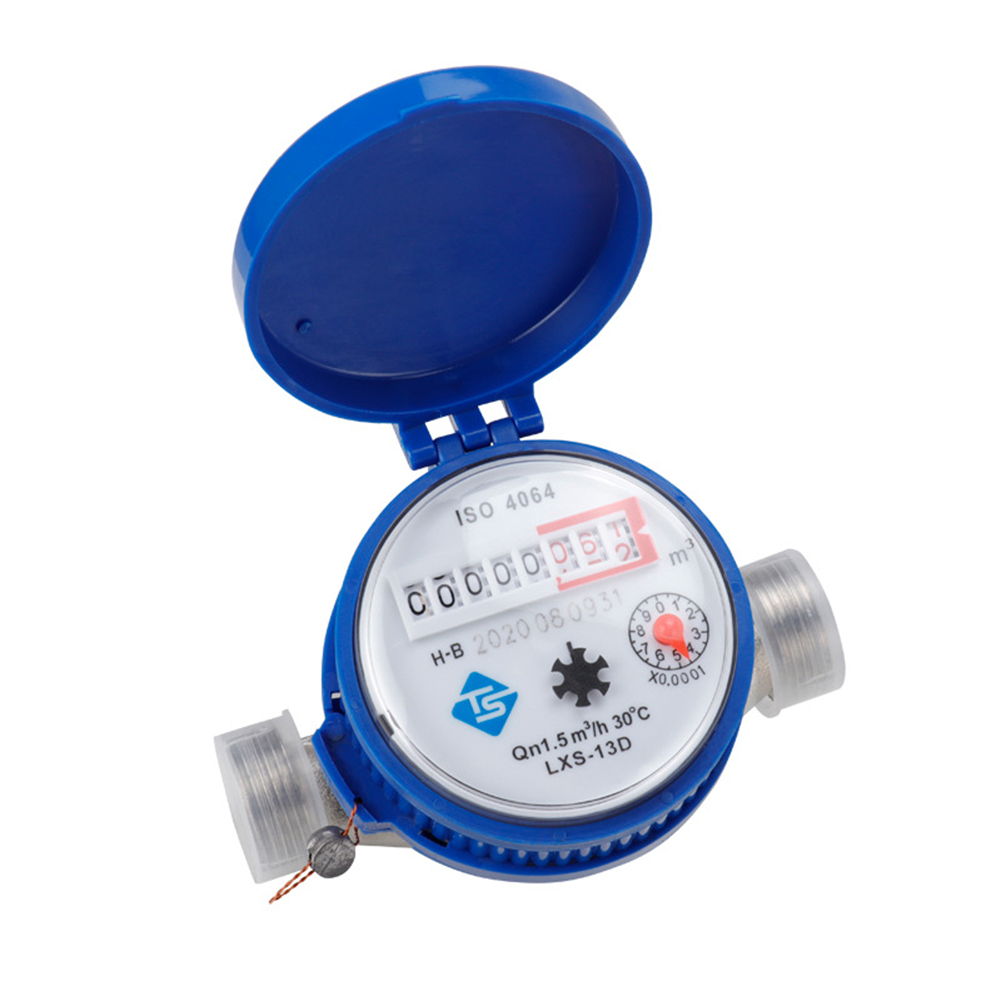 Smart Water Meter Digitale Display Pointer Flow Meetinstrumenten Home Meetinstrumenten Met Koperen Fittingen