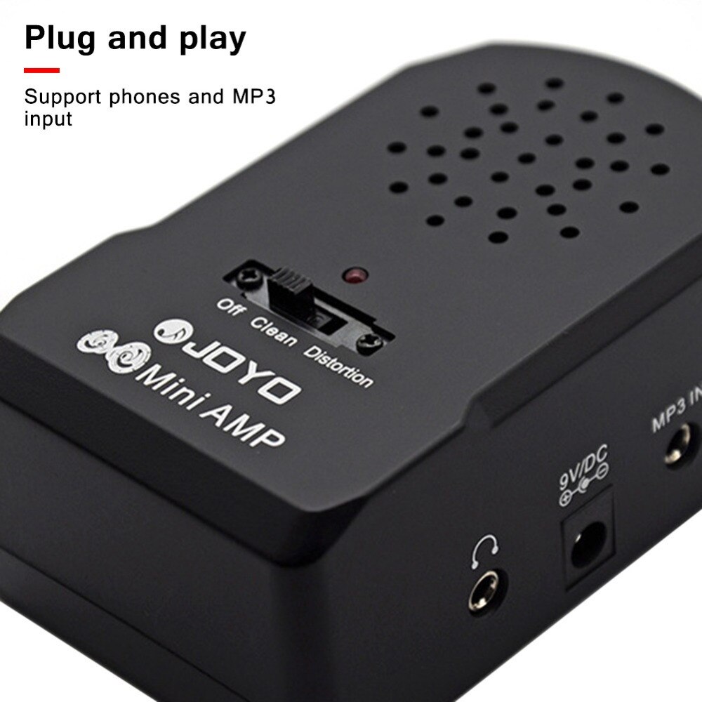 JOYO JA-01 Guitar Amplifier Mini Portable Speakers Electric Guitar Bass Distortion Timbre Large Volume Plug And Play Accessories