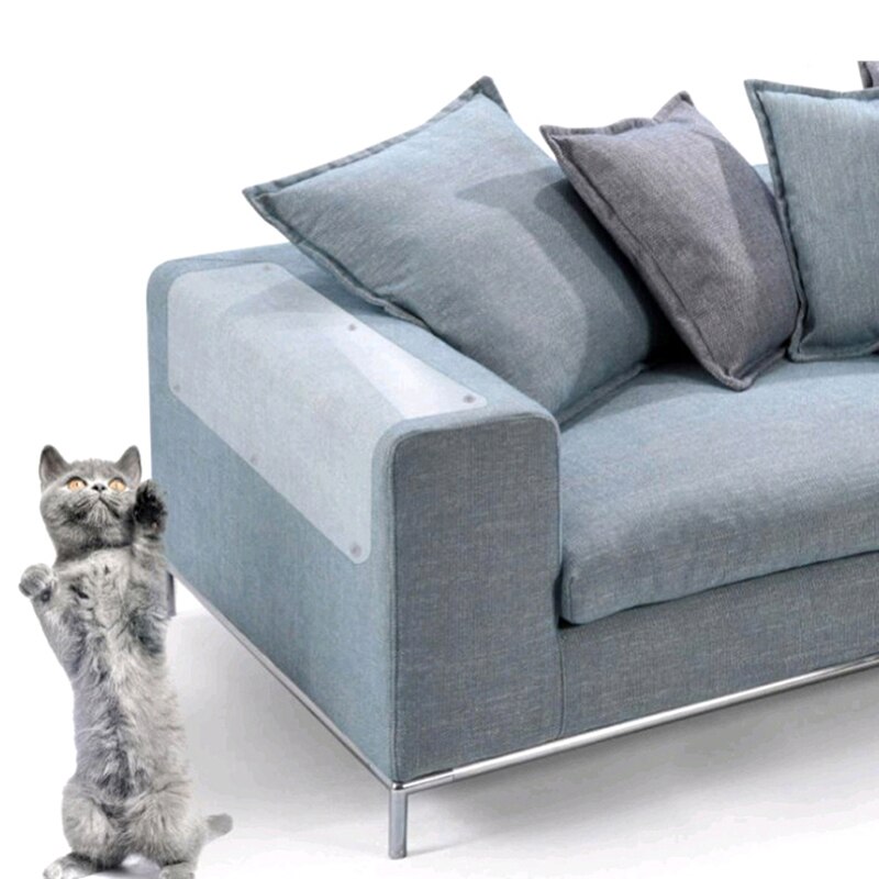 4pcs Couch Cat Scratch Guards Mat Scraper Tree Scratching Claw Post Protector Sofa Pet Furniture