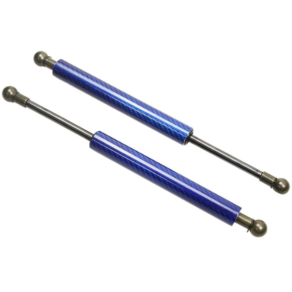 for PORSCHE 944 Convertible 1988-1991 Gas Charged Auto Rear Tailgate Boot Gas Spring Struts Prop Lift Support Damper 371.5mm: blue carbon fiber