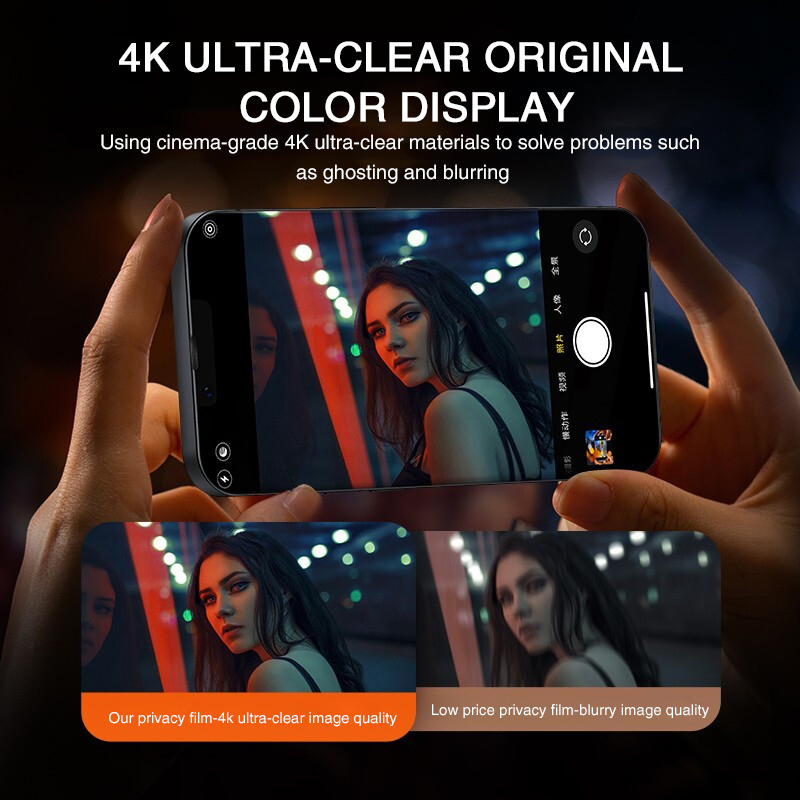 2/4Pcs Anti Spy Screen Protector For iPhone 11 12 13 Pro Max Privacy Glass For iPhone 13 12 Mini Tempered Glass 9D Full Cover