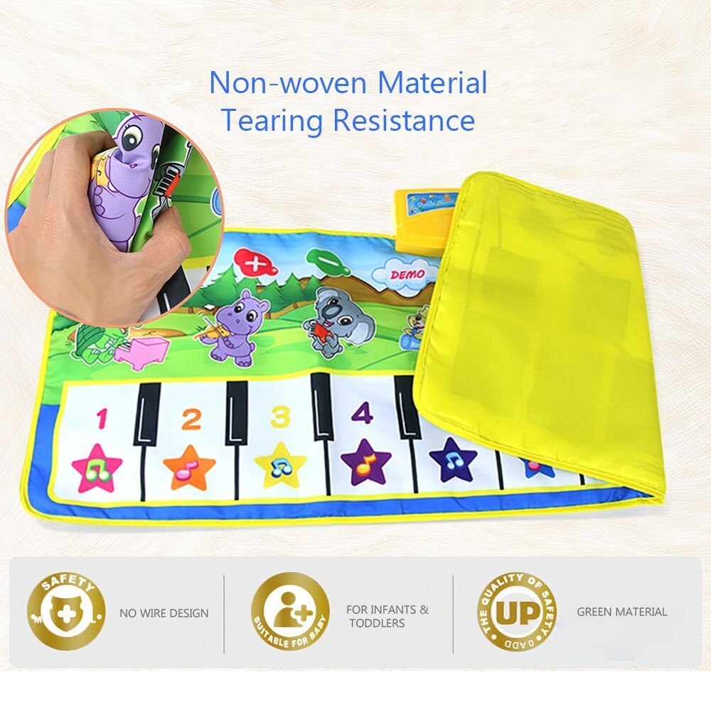 Muziekinstrument Speelgoed Kids Baby Touch Play Keyboard Muziek Zingen Matten Baby Piano Piano Mat Musical Touch Tapijt