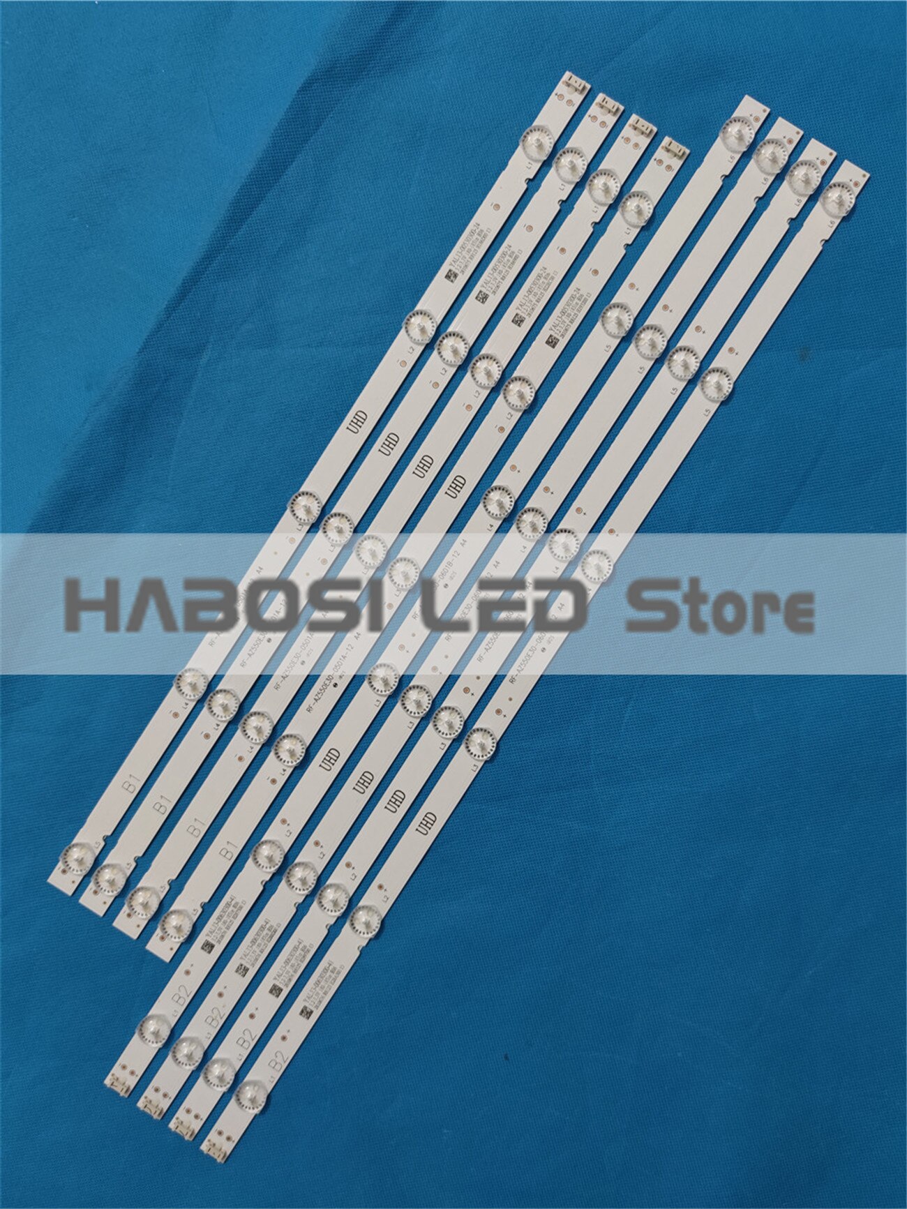 8Pcs/Kit 55UJ6200 Ua 55UJ620Y Ta 55UJ620V Za 55LJ620V 55UJ6000 PTV55U21 55U5A LC550EGJ Sk A4 Rf AZ550E30 0501A 12 0601B 20