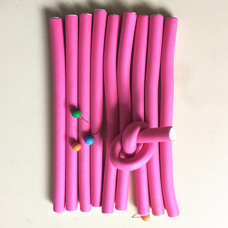 10 stuks/set zachte haarrollers schuimroller spons haarstokje spiraal krultangen twist krullen diy styling hulpgereedschap accessoires