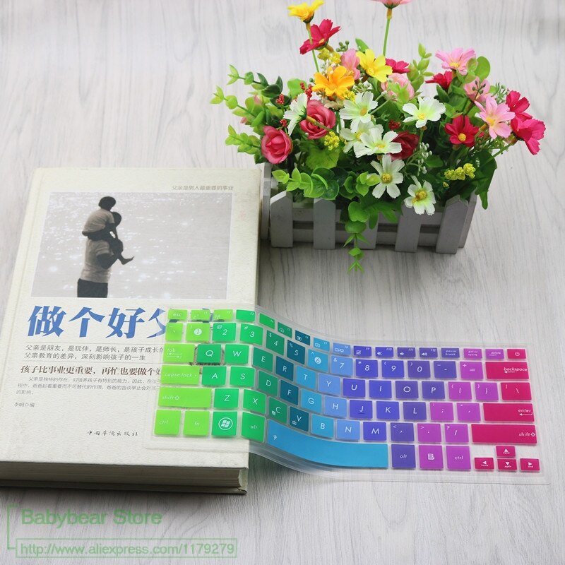 Dla ASUS Zenbook Flip UX360 UX360 UX360ca UX360ua Ux360c Ux360u Ux360uak 13.3 ''13 cal klawiatura laptopa obudowa ochronna: rainbow