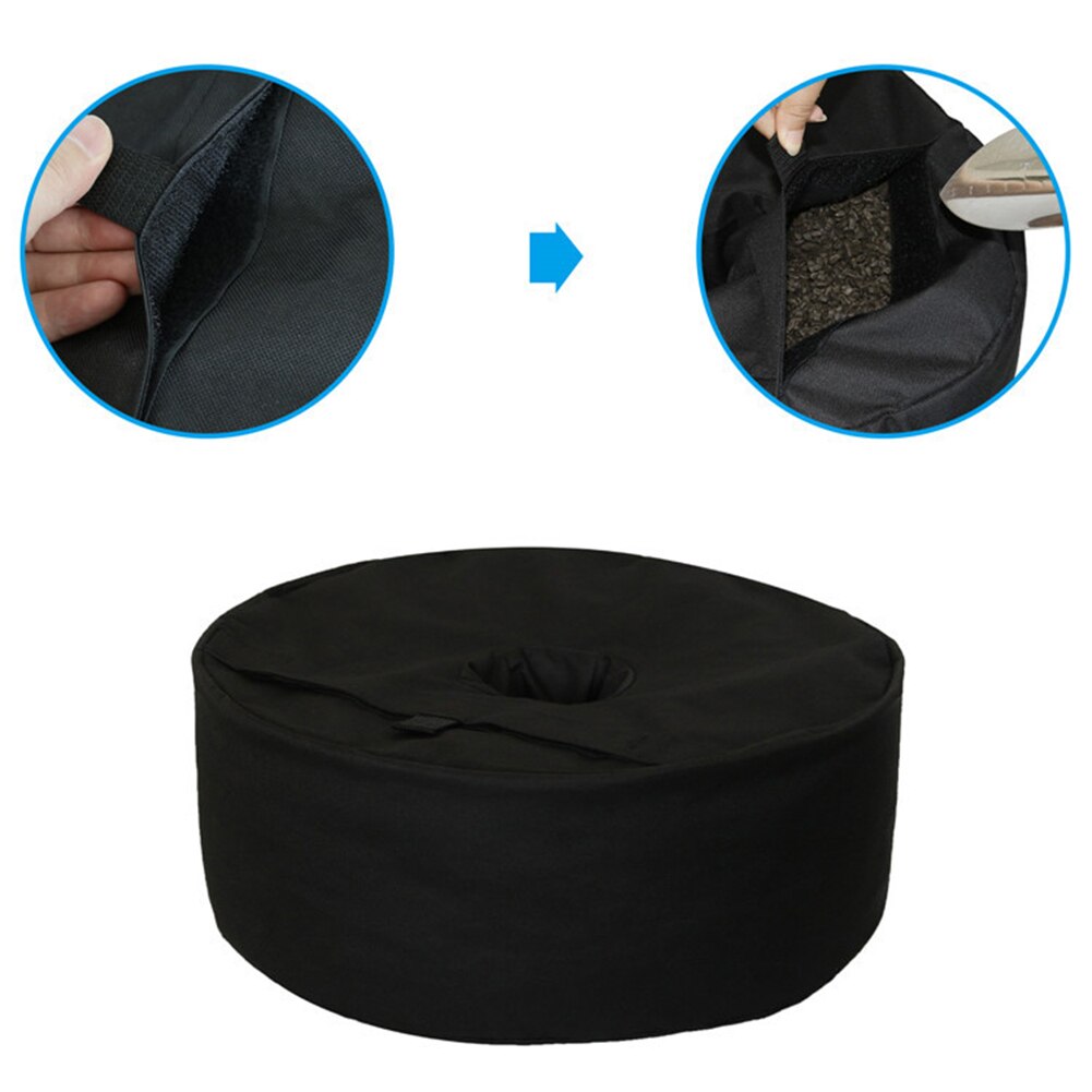 Runde Gewicht Sand Taschen Regenschirm Basis Stand Zelt Bein Gewichteten draussen Sonne Schutz Feste Sandsack Camping Werkzeug Zubehör