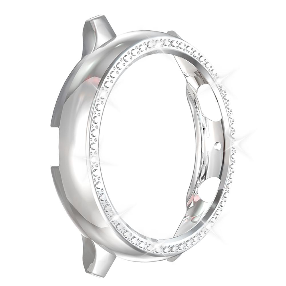 Screenprotector voor samsung galaxy watch active 2, ultradunne zachte siliconen volledige beschermhoes voor galaxy active 40/44mm: Zilver / 40mm