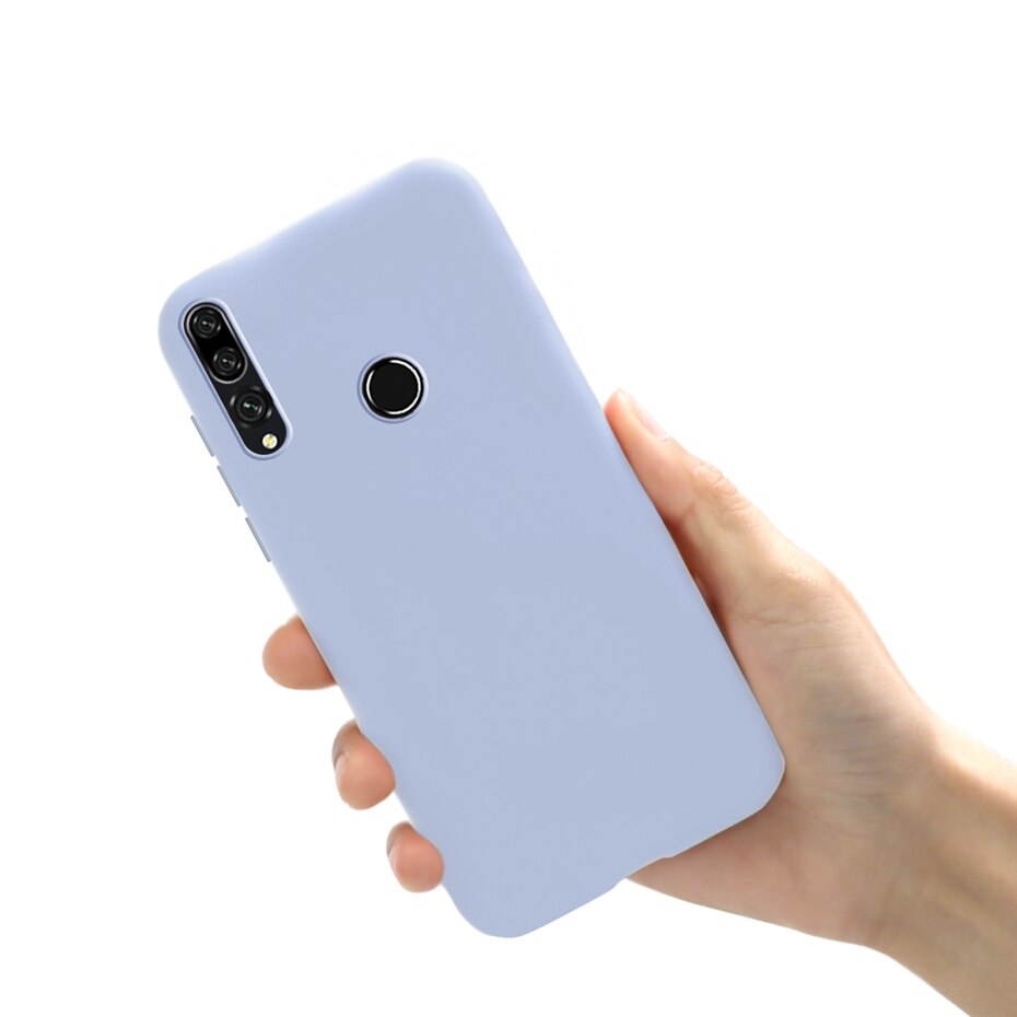 Funda de silicona para teléfono móvil Honor 9X, carcasa trasera suave de TPU para Huawei Honor 9X Premium STK-LX1: Honor 9X / Purple