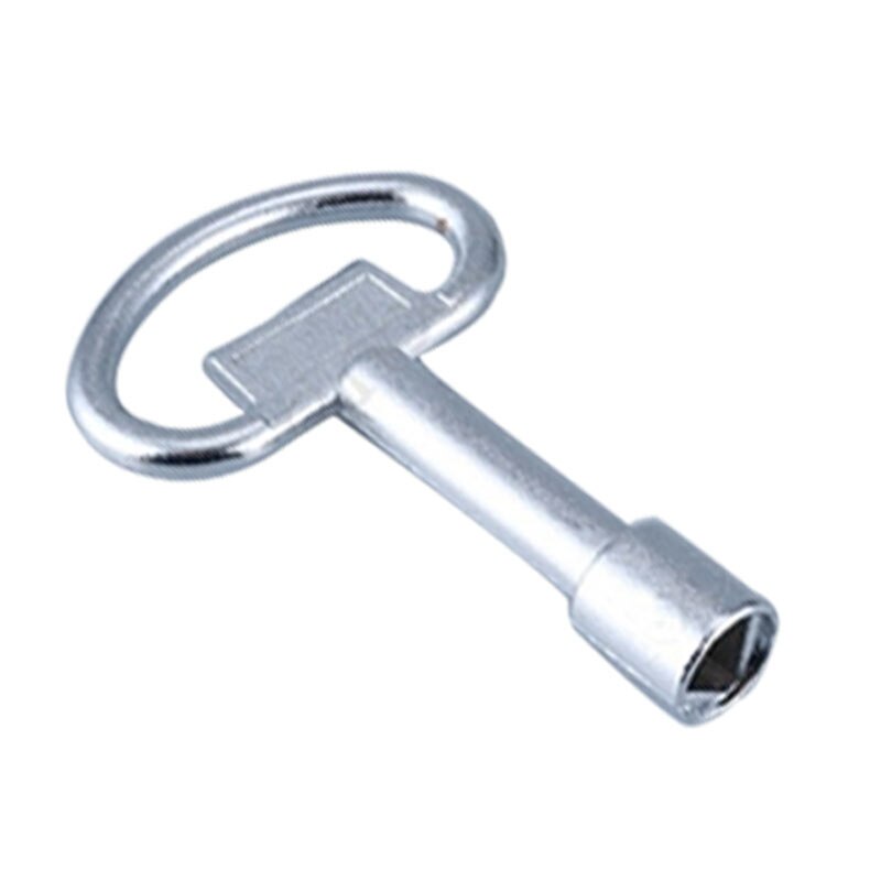 Hissdörr nyckel triangelnyckel universalnyckel tågknapp 1 bit metallnyckelnyckel för 9 x 8mm triangelpanellås: L triangel