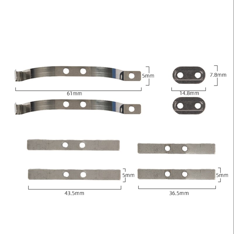 2 Pair Steel Shock Absorber Leaf Springs Suspension for WPL D12 B14 B24 B16 B36 RC Car Upgrade Parts