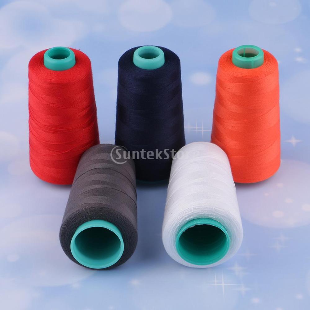 Hilo de coser de poliéster de 1500 yardas para Jeans, bolsa DIY para zapatos, artesanía de cuero 20S/2