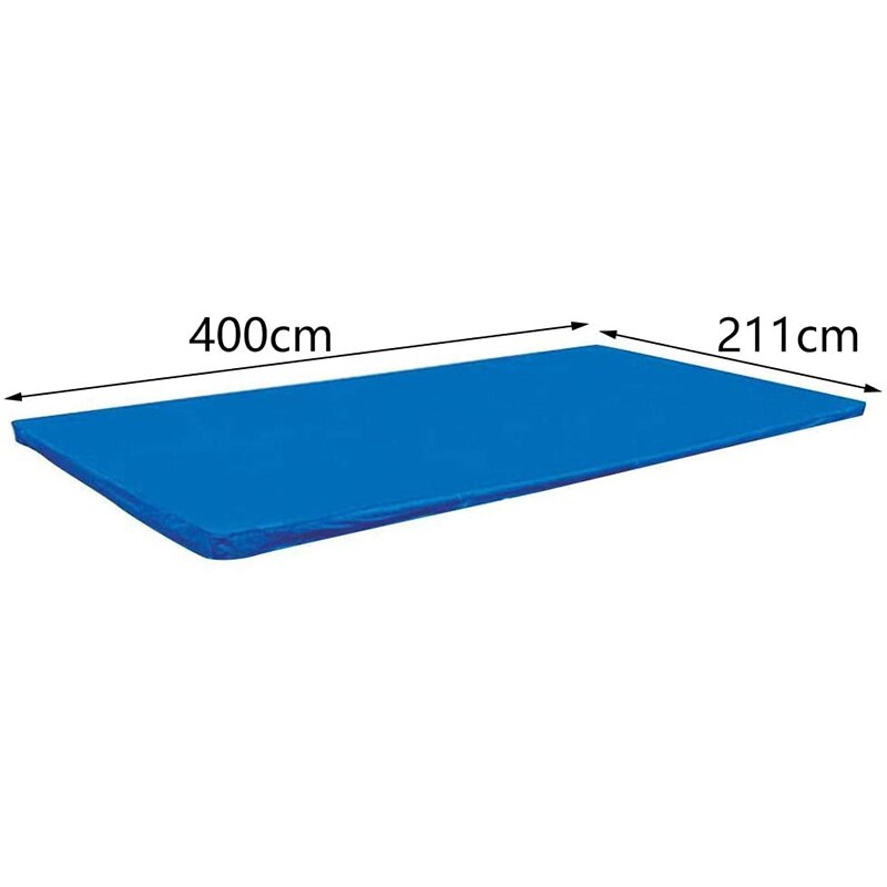 Rectangular Paddling Pool Cover Fits All Kinds of Swimming Pools, Rainproof Dust Cover for Inflatable Family Pool