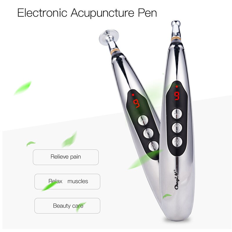USB Rechargeable Meridian Electronic Pen Magnet Therapy Massage Energy Pen Energy Pain Relief Muscle Relaxation