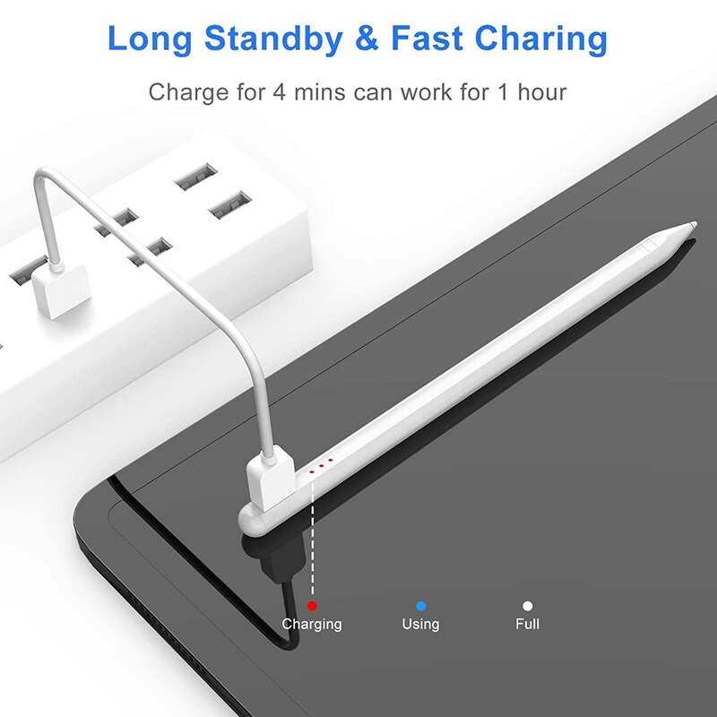 Apple Pencil Tablet Pen Active Stylus Pen For iPad Pro 11 12.9 10.5 9.7 Mini 5 Air Smart Touch Pen