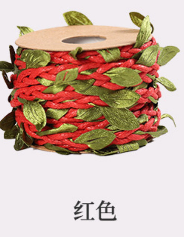 5meters Green Leaves Ribbon Leaf Garland Lace Ribb... – Grandado
