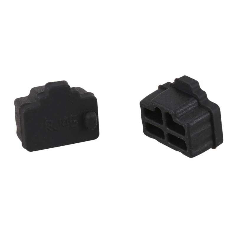 Ethernet-hub-anschluss  rj45, staubschutzkappen, steckerschutz, 20 stück, schwarz