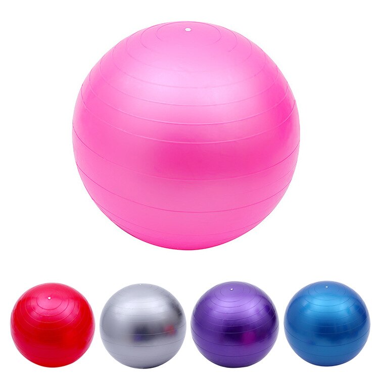 45 cm pvc træning fitness bold yoga fit-bold træningsbolde 5 farver pilates bold øvelser hjemme øvelse  t28 høj kvalitet