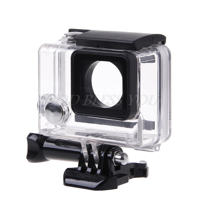 Go pro-tillbehör gopro vattentät husfodral mount hero 3 plus för gopro hero 3+ 3 4 kamerafäste