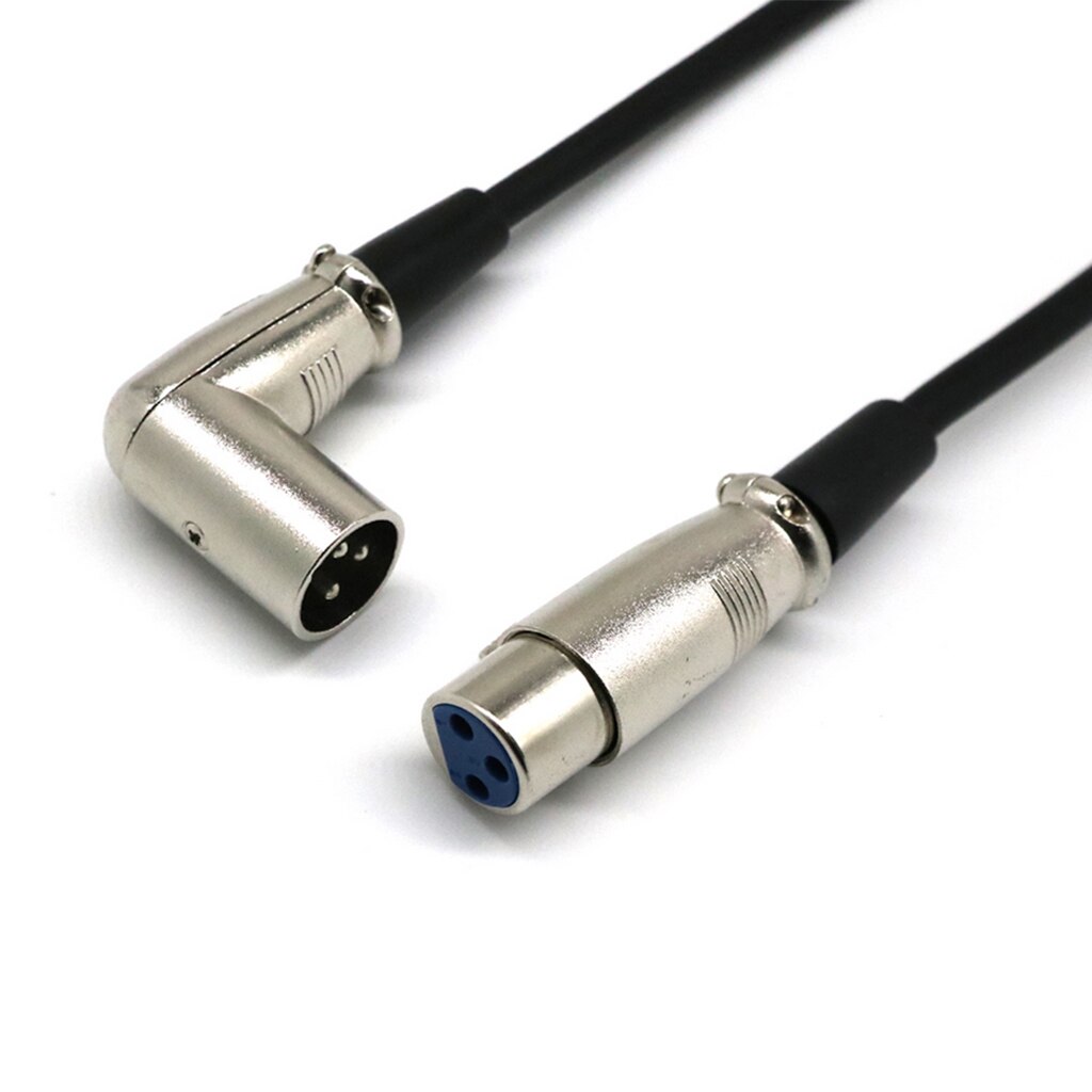 Balanced XLR Cable Premium Series Microphone Cable, Speakers and Pro Devices Cable, 1Ft Male to Famale Silver