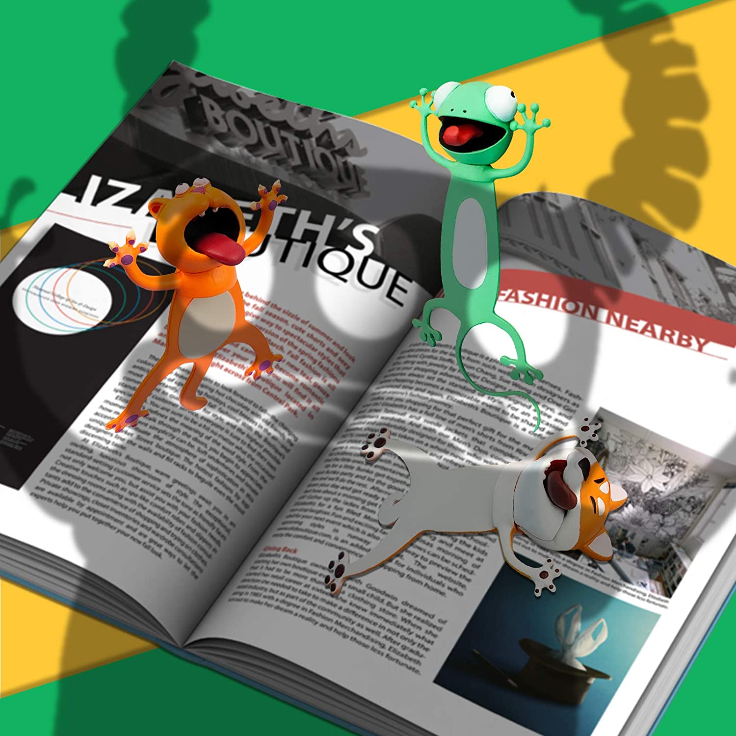 3D Bookmarks - Animal Bookmarks Book Friend Bookmark