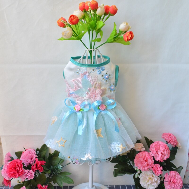 Pet Dog Wedding Dress Puppy Tutu Skirt Princess Costumes Yorkshire Pomeranian Poodle Bichon Schnauzer Pet Clothes Dog Clothing