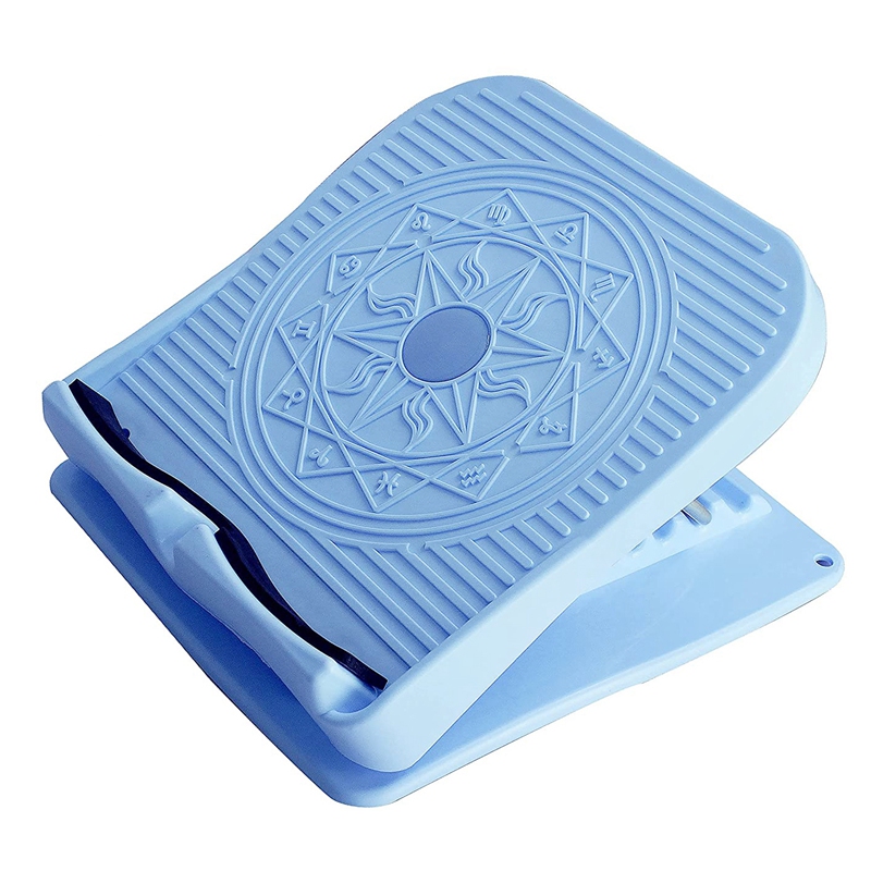 Portable Slant Board Calf Stretcher Adjustable Incline Board 7 Level Leg Exercise Portable Fitness Stretch Board: Deep Blue