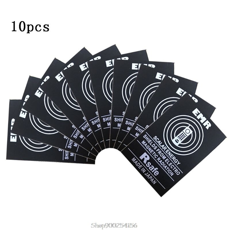 10PCS EMR Scalar Energy Phone Sticker Anti Radiation Chip Shield Paster Laptop Anti EMP EMF Protection O27 20: D