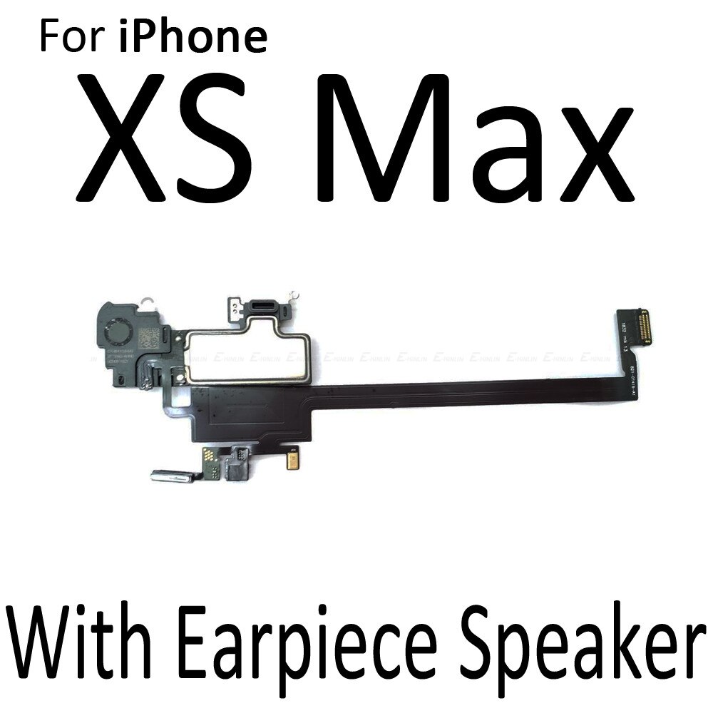Pour iphone  x 10 11 pro xs xr max écouteur avant haut-parleur capteur de lumière ambiante de proximité câble flexible ruban: Avec haut-parleur xs max