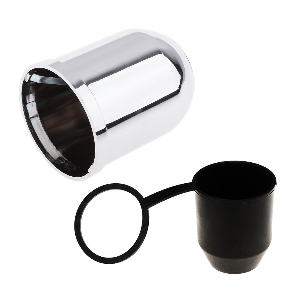 2 Pieces Plastic Tow Bar Ball Cover Cap Car Towing Hitch Towball Protect