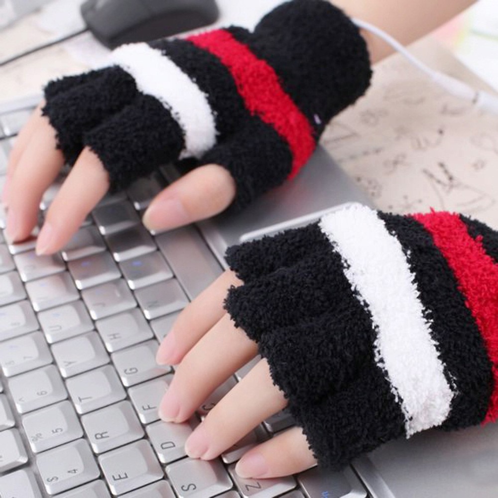 Handschuhe Winter Handschuhe Winter Frauen USB Heizung Handschuhe Hand Warmen Beheizten Finger Wärmer Handschuh Elektrische Heizung Handschuhe