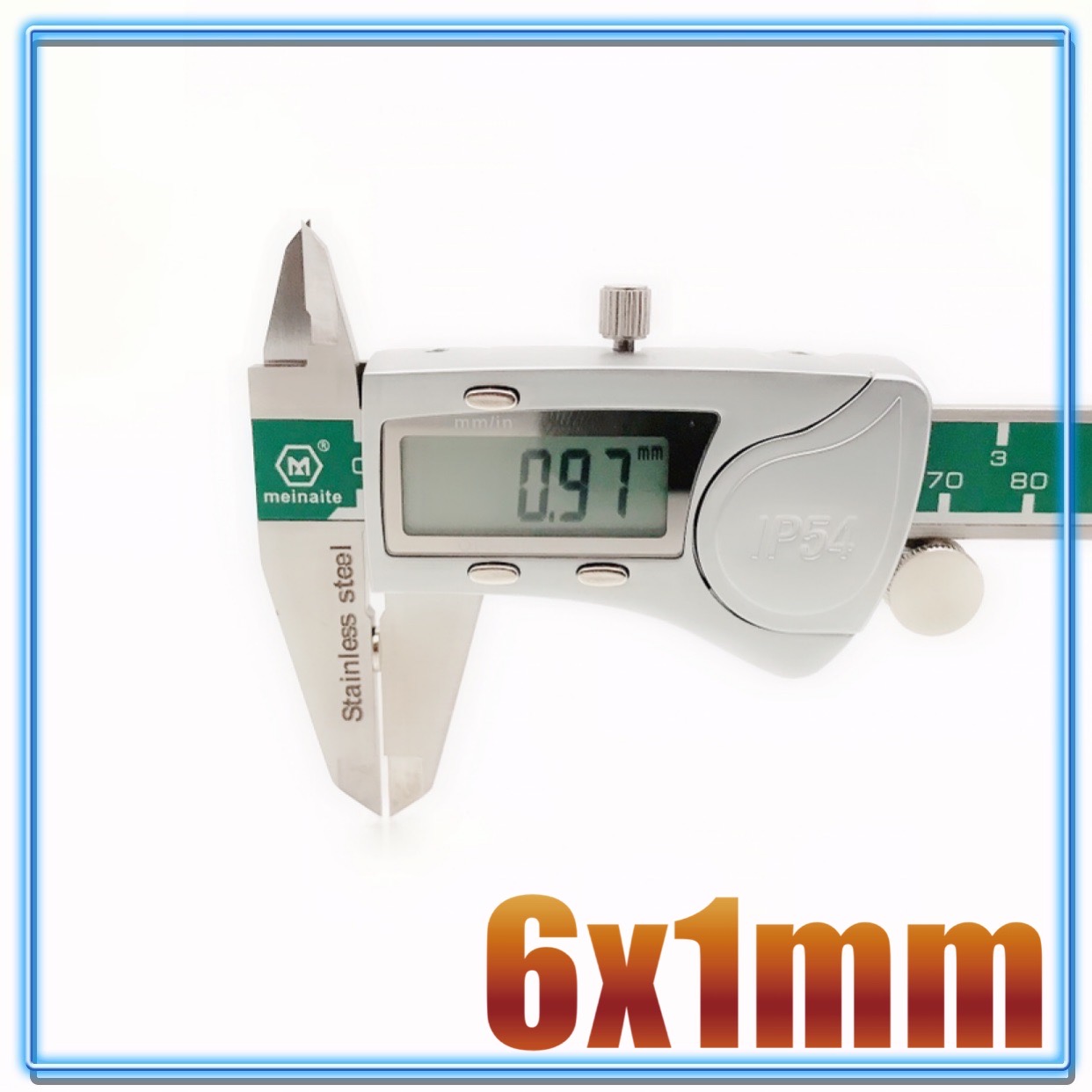 20 ~ 5000 stk 6 x 1 mm tynde neodym stærke magneter 6mm x 1mm permanente små runde magneter 6 x 1mm kraftige magnetiske magneter 6*1 mm n35